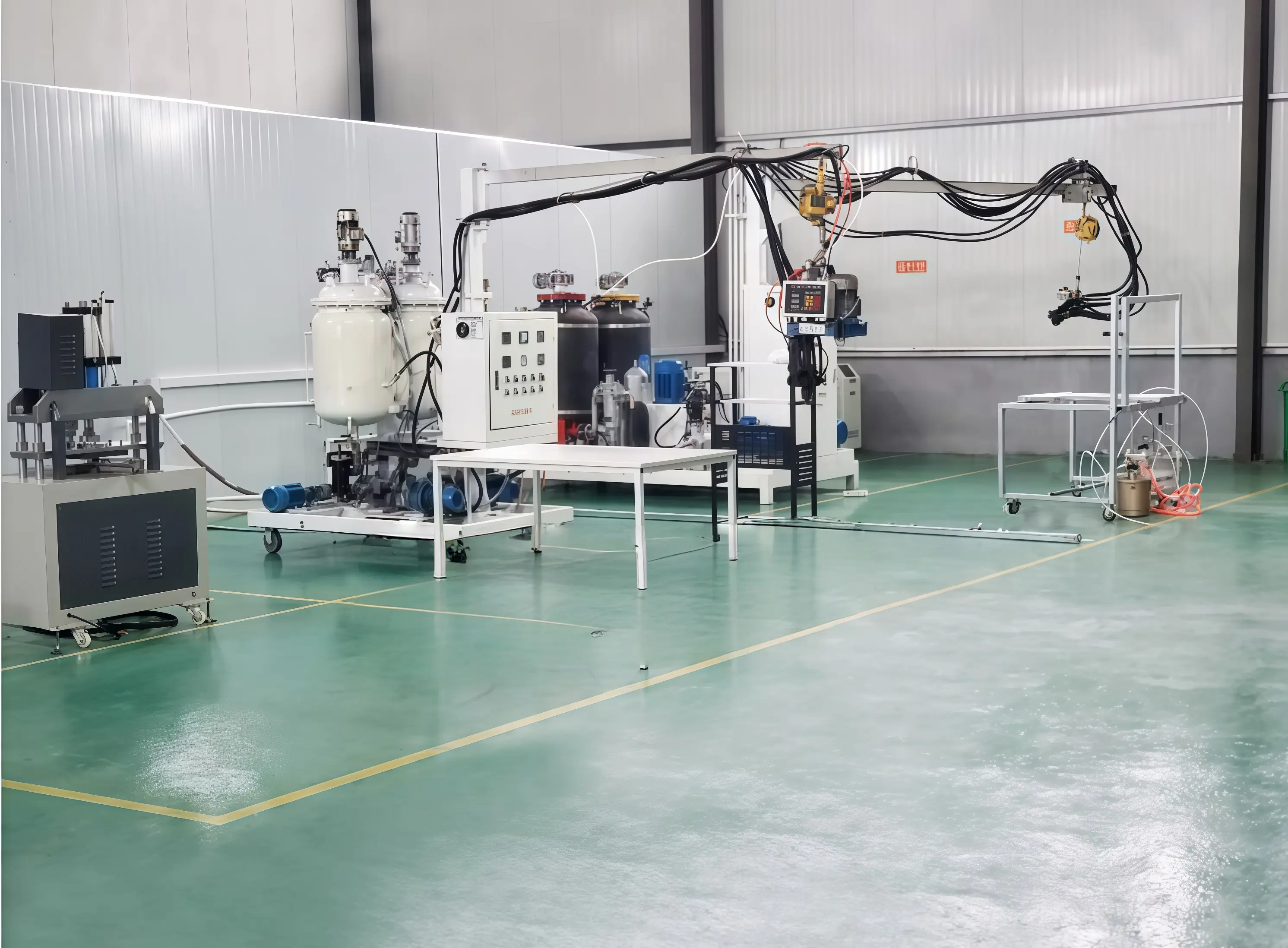 PU foaming workshop