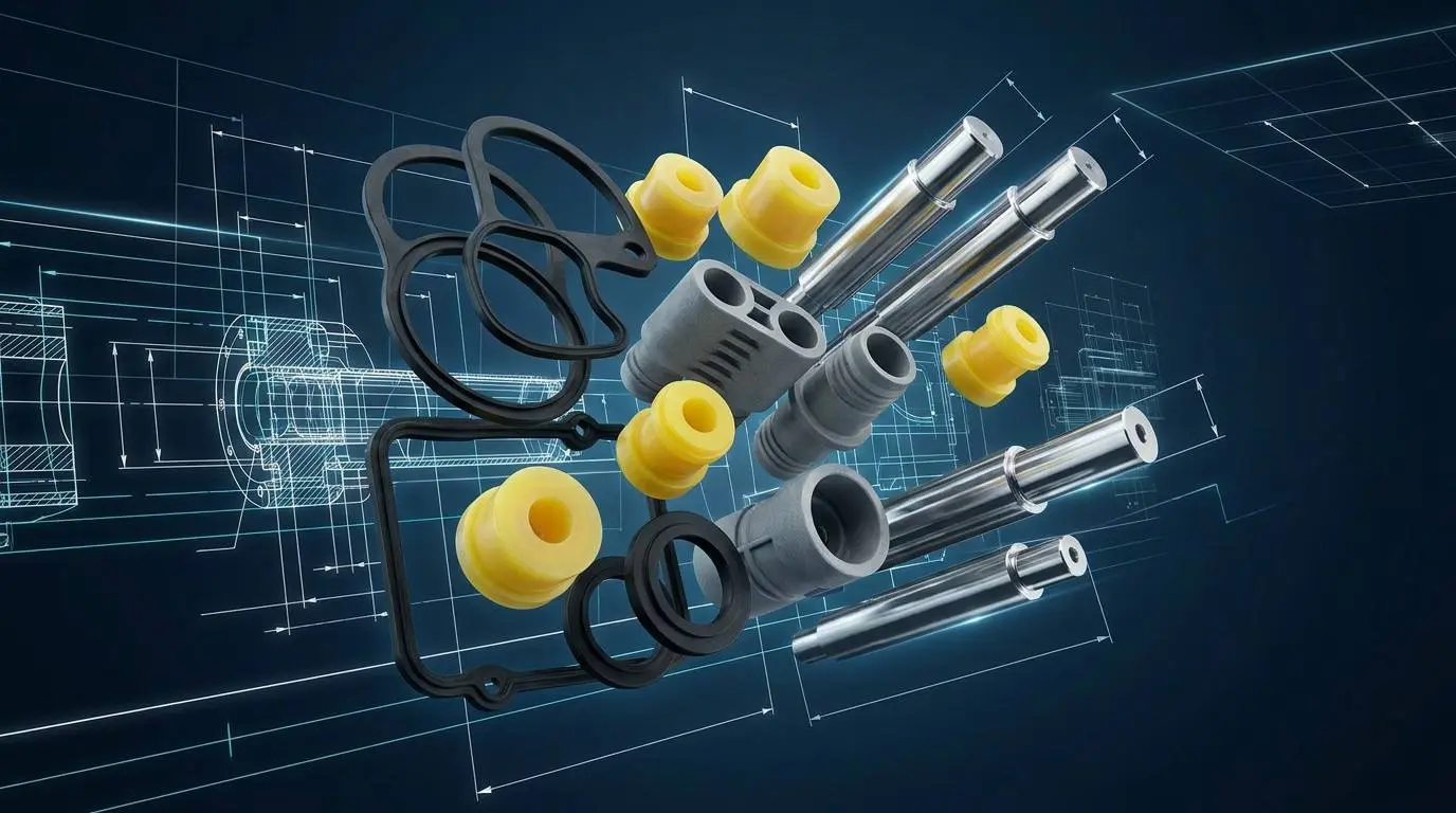 Weather-Resistant Rubber & Plastic Components for Construction Equipment